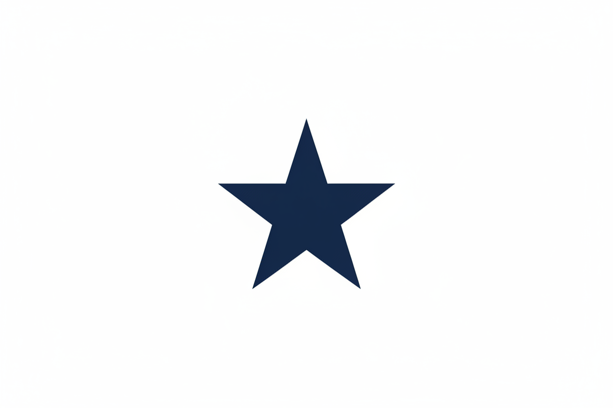 navy blue star